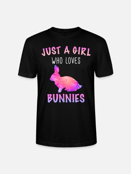 Rabbit Animal Pet Rabbit - Stanley/Stella CRAFTER Unisex Organic T-Shirt - black
