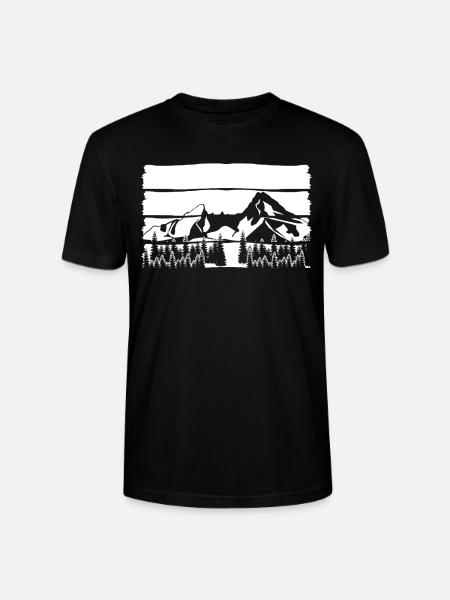 Watzmann Watzmann Massif - Stanley/Stella CRAFTER Unisex Organic T-Shirt - black