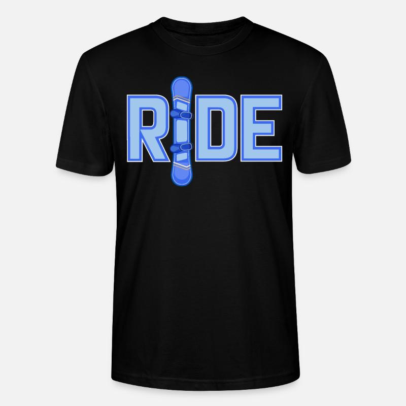 Ride Snowboarding - Stanley/Stella Unisex Bio-T-Shirt CRAFTER - Schwarz