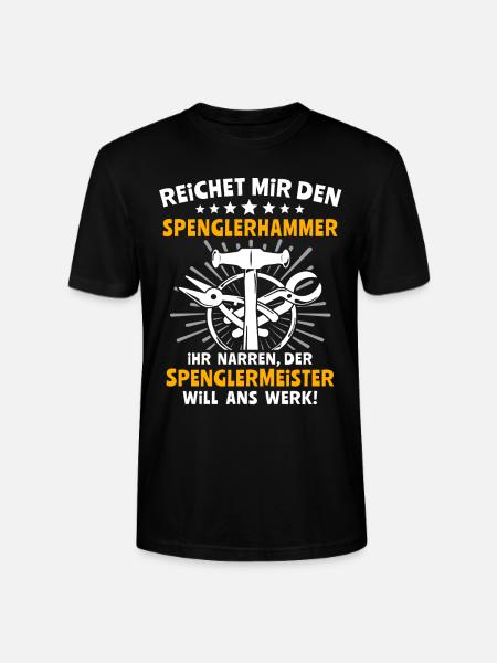Spengler Spengeln Bauspengler - Stanley/Stella Unisex Bio-T-Shirt CRAFTER - Schwarz