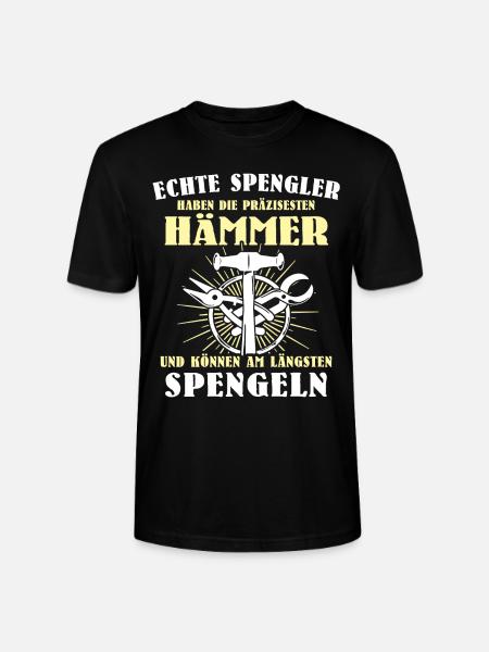 Spengler Spengeln Bauspengler - Stanley/Stella Unisex Bio-T-Shirt CRAFTER - Schwarz