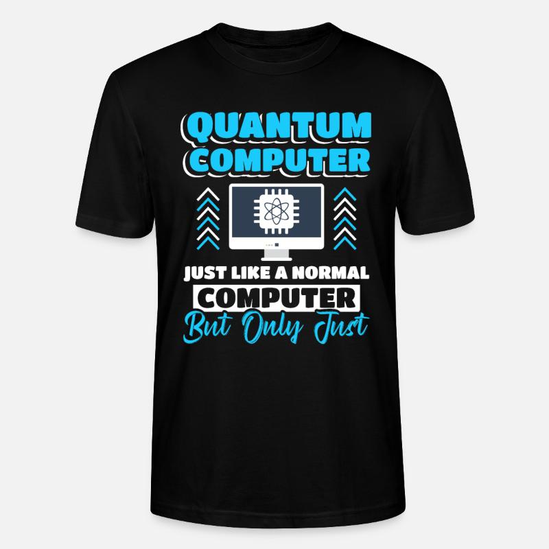 Quantencomputer Quantum Computing - Stanley/Stella Unisex Bio-T-Shirt CRAFTER - Schwarz