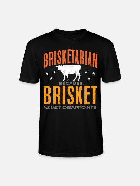 Brisketarian, Brisket, Räucherfleisch, BBQ - Stanley/Stella Unisex Bio-T-Shirt CRAFTER - Schwarz