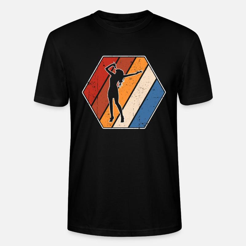 Singen Retro - Stanley/Stella Unisex Bio-T-Shirt CRAFTER - Schwarz