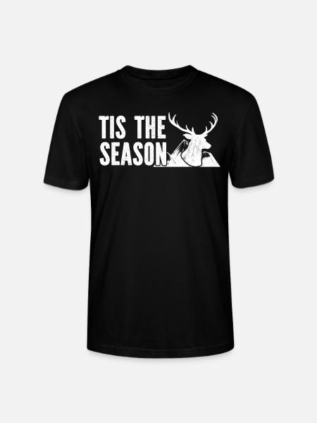 HIrschgeweih Hirschjagd Jagd Jagdsaison - Stanley/Stella Unisex Bio-T-Shirt CRAFTER - Schwarz