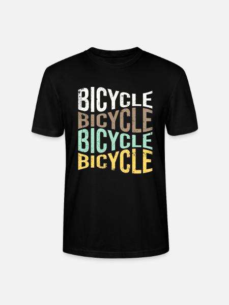 Bicyclette - T-shirt bio CRAFTER Stanley Stella Unisexe - noir