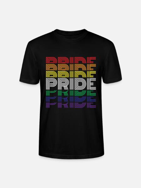 LGBT Human Mensch Regenbogen Geschenkidee - Stanley/Stella Unisex Bio-T-Shirt CRAFTER - Schwarz
