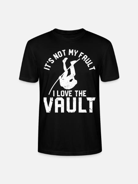 Fun Pole Vault Pole Vault - Stanley/Stella CRAFTER Unisex Organic T-Shirt - black