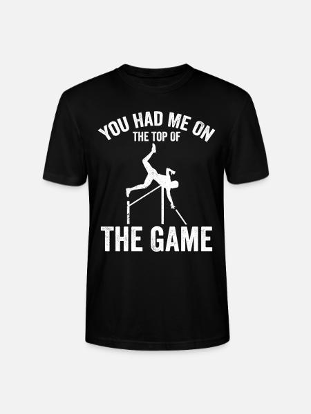 Fun Pole Vault Pole Vault - Stanley/Stella CRAFTER Unisex Organic T-Shirt - black