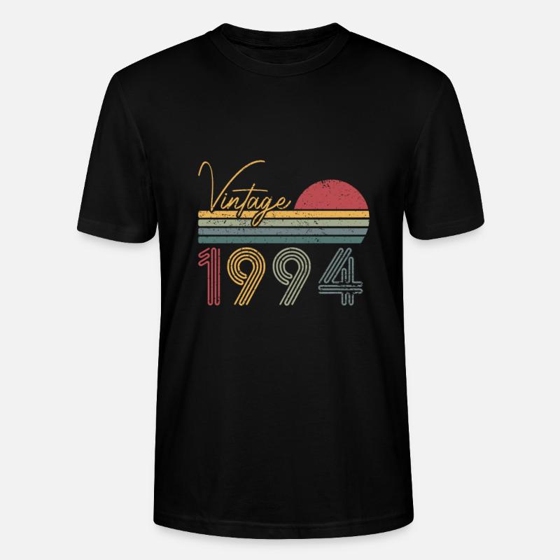 1994 Édition limitée - T-shirt bio CRAFTER Stanley Stella Unisexe - noir