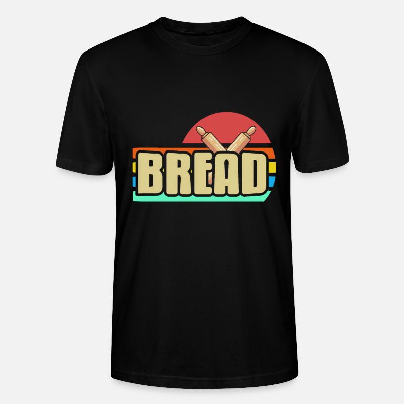Brot backen - Bread - Stanley/Stella Unisex Bio-T-Shirt CRAFTER - Schwarz