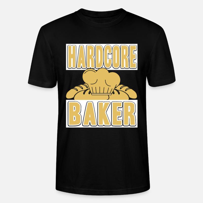 Hardcore Baker - Stanley/Stella Unisex Bio-T-Shirt CRAFTER - Schwarz