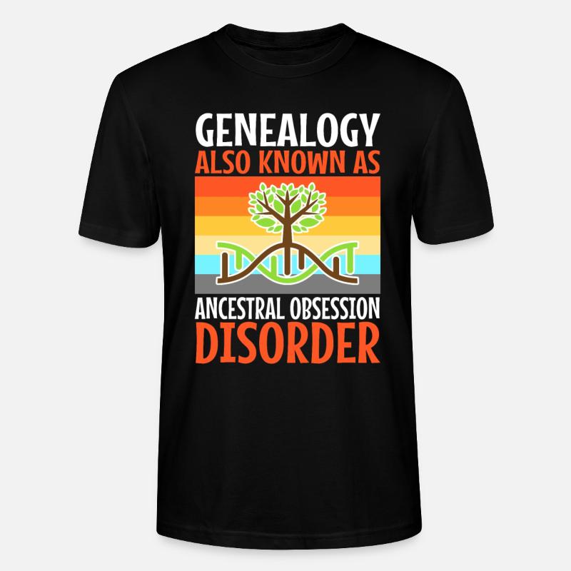 Ancestral obsession disorder - Stanley/Stella Unisex Bio-T-Shirt CRAFTER - Schwarz