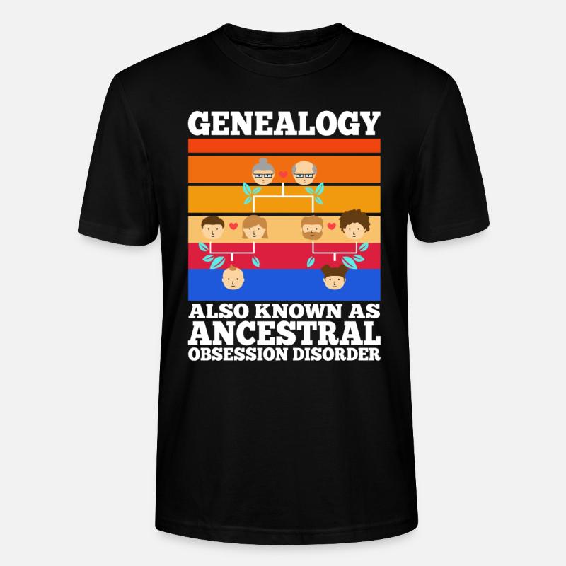 Ancestral obsession disorder - Stanley/Stella Unisex Bio-T-Shirt CRAFTER - Schwarz