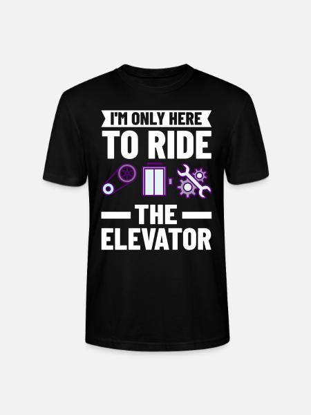 Elevator Elevator Tekniker Elevator Elevator Elevator - Stanley Stella CRAFTER unisex økologisk-T-shirt - sort
