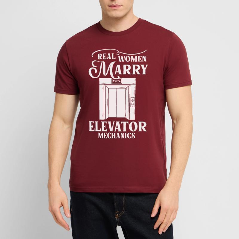 Elevator Elevator System Technician Woman Elevator Elevator Stanley/Stella CRAFTER Unisex Organic T-Shirt