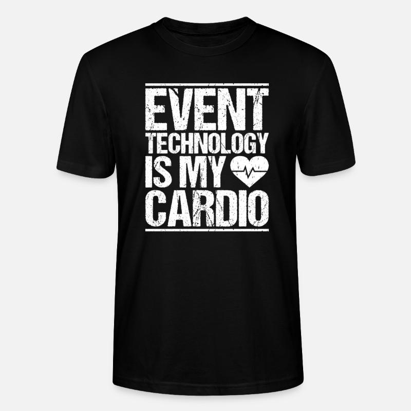 Veranstaltungstechniker Event Technician - Stanley/Stella Unisex Bio-T-Shirt CRAFTER - Schwarz