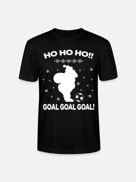 Ho Ho Ho Mål Mål Mål Mål - Stanley/Stella CRAFTER unisex økologisk T-skjorte - svart