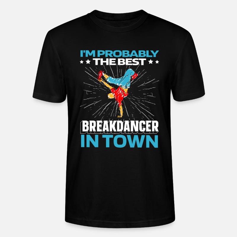 Breakdance Breakdancer Breakdance Drôle - T-shirt bio CRAFTER Stanley Stella Unisexe - noir