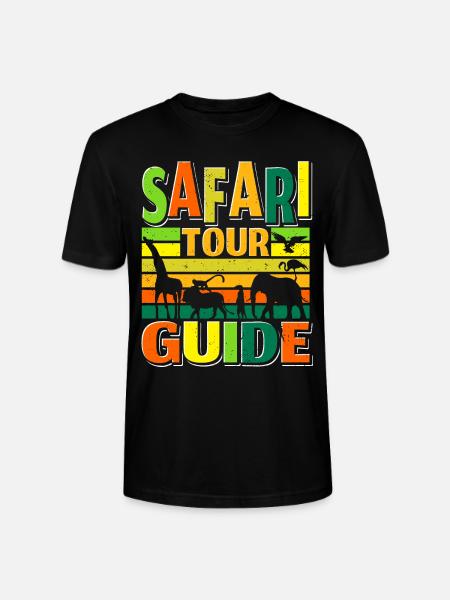 Safari Tour Guide - Stanley/Stella CRAFTER Unisex Organic T-Shirt - black
