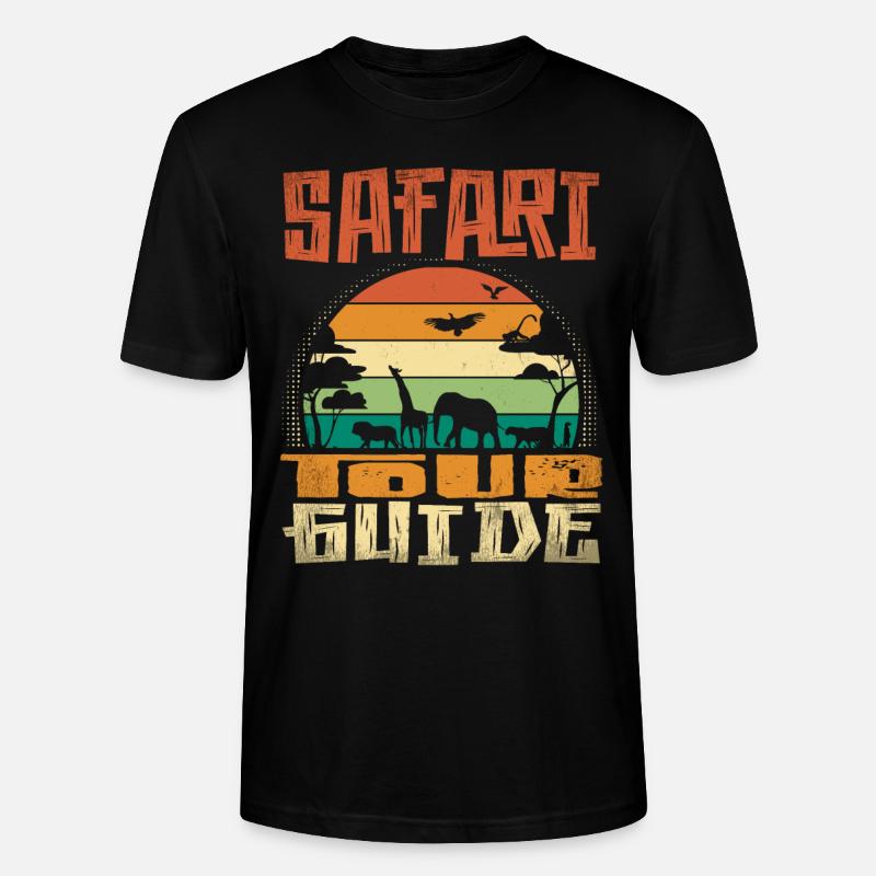 Safari Tour Guide - Stanley/Stella Unisex Bio-T-Shirt CRAFTER - Schwarz