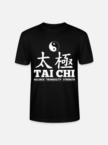 Tai Balance Tranquility Strength - Stanley/Stella CRAFTER Unisex Organic T-Shirt - black