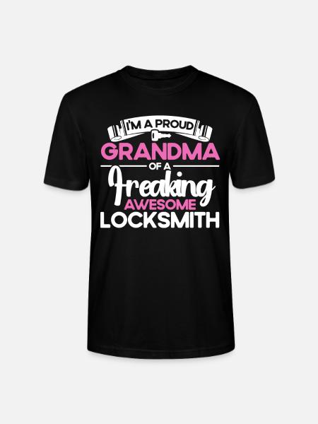 Locksmith Lock Picking Employee Locksmith - Stanley/Stella CRAFTER Unisex Organic T-Shirt - black