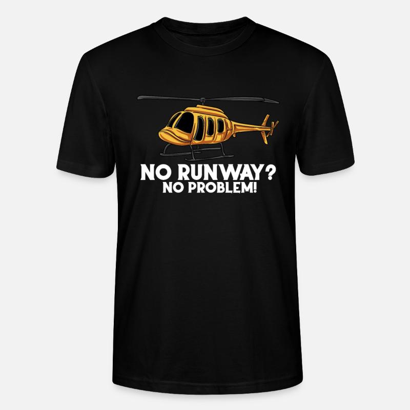 No runway, no problem - Stanley/Stella CRAFTER Unisex Organic T-Shirt - black