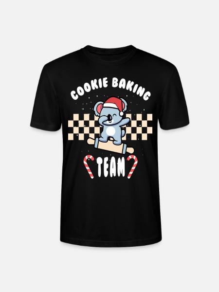 Christmas Cookie Baking Team - Stanley/Stella CRAFTER Unisex Organic T-Shirt - black