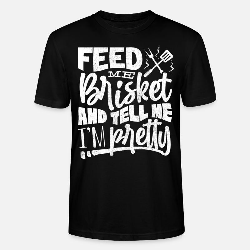 Brisketliebhaber, Briskets, BBQ - T-shirt bio CRAFTER Stanley Stella Unisexe - noir