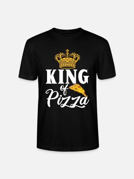 Snack Pizzalove Pizza Lover Gift - Stanley/Stella CRAFTER Unisex Organic T-Shirt - black