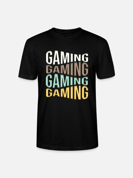 gaming - Stanley/Stella Unisex Bio-T-Shirt CRAFTER - Schwarz