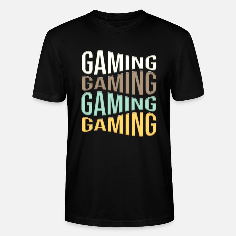 gaming - Stanley/Stella Unisex Bio-T-Shirt CRAFTER - Schwarz