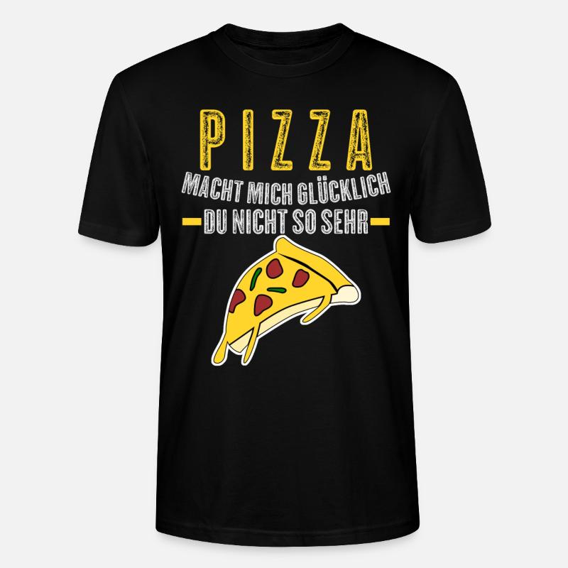 Pizza Pizzaria Pizzabäcker - Stanley/Stella Unisex Bio-T-Shirt CRAFTER - Schwarz