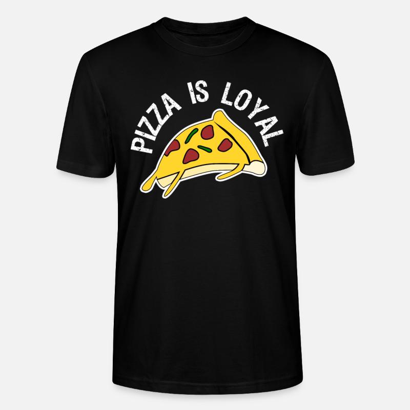 Pizza Essen Pizzabäcker Pizzaria - Stanley/Stella Unisex Bio-T-Shirt CRAFTER - Schwarz