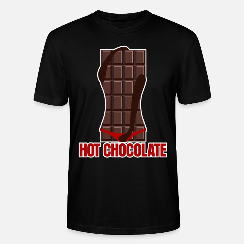 Schokolade Chocolat Chaud - T-shirt bio CRAFTER Stanley Stella Unisexe - noir