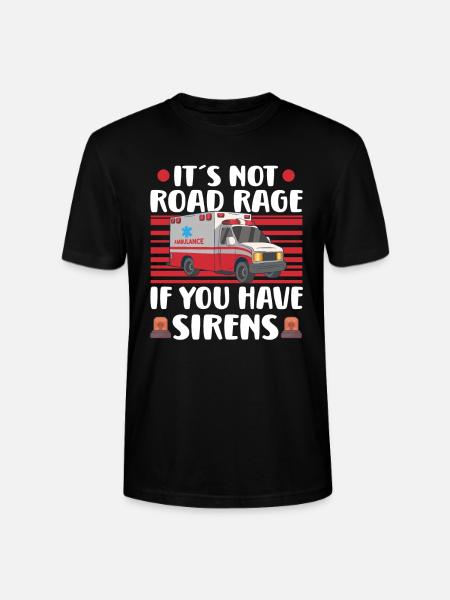 Paramedic First Responder Ambulance Driver - Stanley/Stella CRAFTER Unisex Organic T-Shirt - black