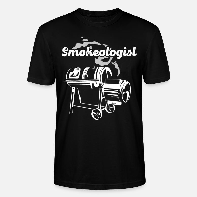 Smokoligist, BBQ, Grill, - T-shirt bio CRAFTER Stanley Stella Unisexe - noir