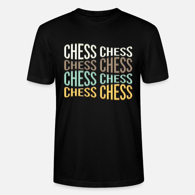 Schach - Stanley/Stella Unisex Bio-T-Shirt CRAFTER - Schwarz