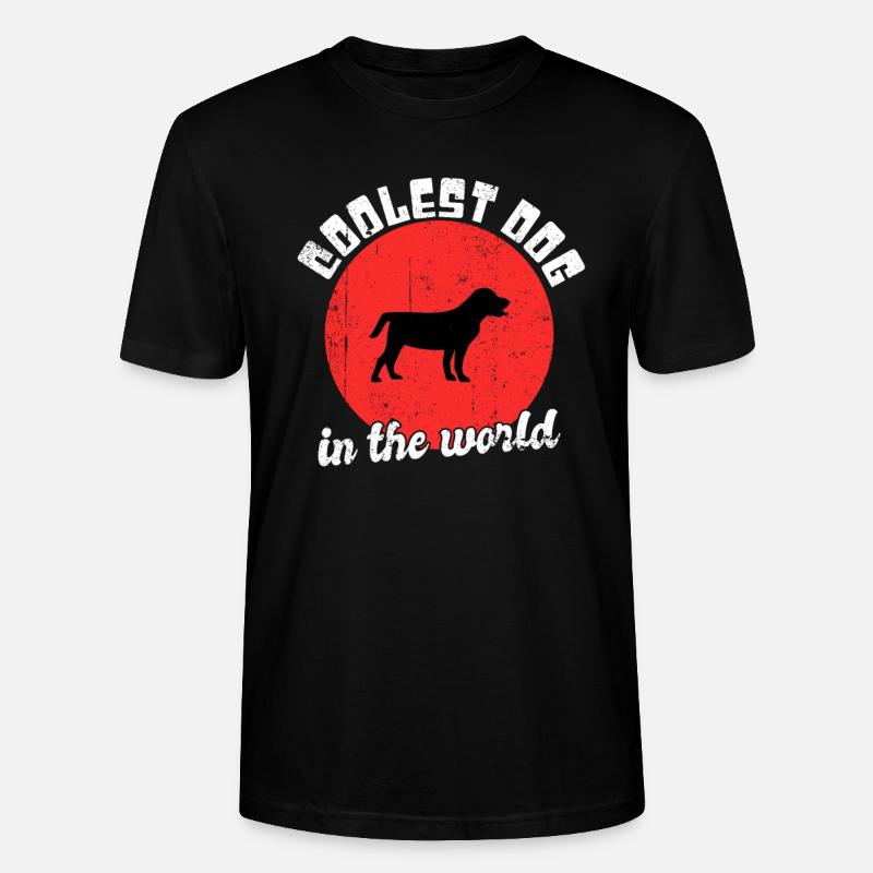 Chien cool dire - T-shirt bio CRAFTER Stanley Stella Unisexe - noir