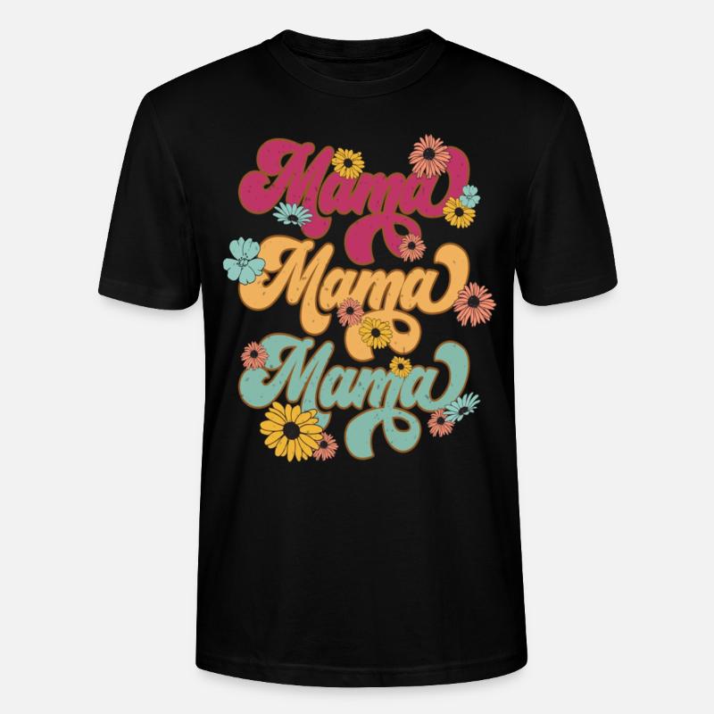 Mama Bear - Stanley/Stella Unisex Bio-T-Shirt CRAFTER - Schwarz
