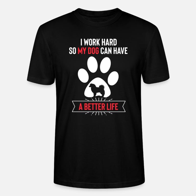 Australian Shepherd Geschenk - Stanley/Stella Unisex Bio-T-Shirt CRAFTER - Schwarz