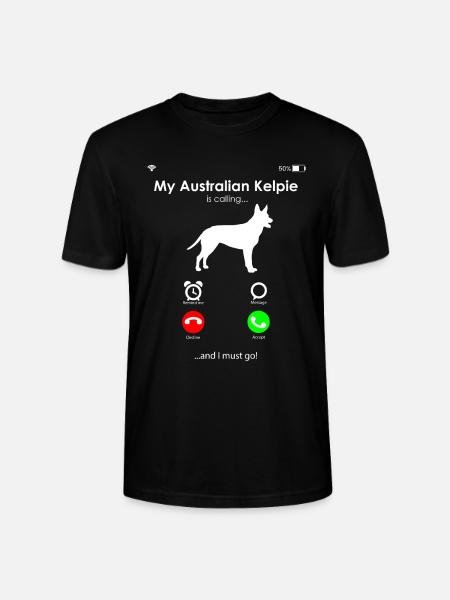 Australian Kelpie - Stanley/Stella Unisex Bio-T-Shirt CRAFTER - Schwarz