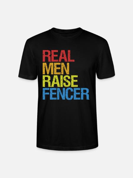 Fechten Degen Fechtduell Geschenkidee - Stanley/Stella Unisex Bio-T-Shirt CRAFTER - Schwarz