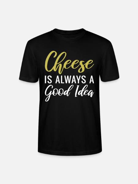 Snack Cheese Lover Cheese Gift - T-shirt bio CRAFTER Stanley Stella Unisexe - noir
