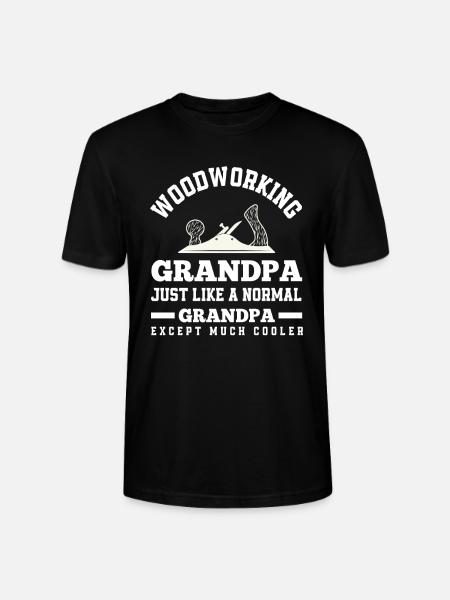 Holzarbeiter Opa - Stanley/Stella Unisex Bio-T-Shirt CRAFTER - Schwarz
