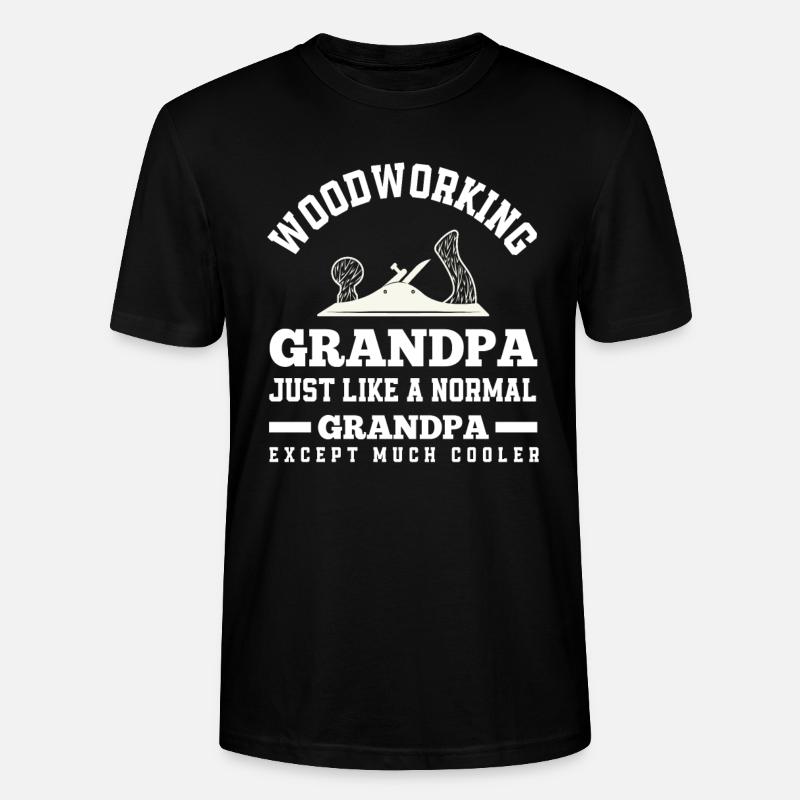 Holzarbeiter Opa - Stanley/Stella Unisex Bio-T-Shirt CRAFTER - Schwarz