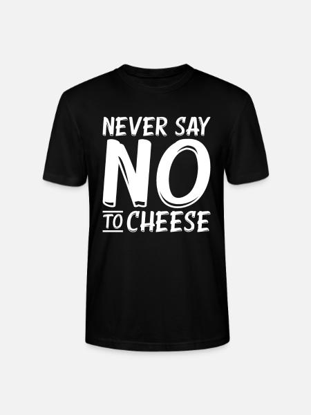 Snack Cheese Lover Cheese Gift - Stanley/Stella CRAFTER Unisex Organic T-Shirt - black