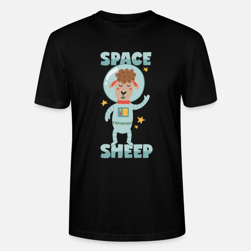 Mouton de l’espace - T-shirt bio CRAFTER Stanley Stella Unisexe - noir