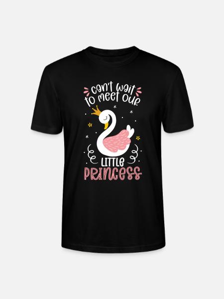 Cant Wait To Meet Our Little Princess - Stanley/Stella CRAFTER Unisex Organic T-Shirt - black